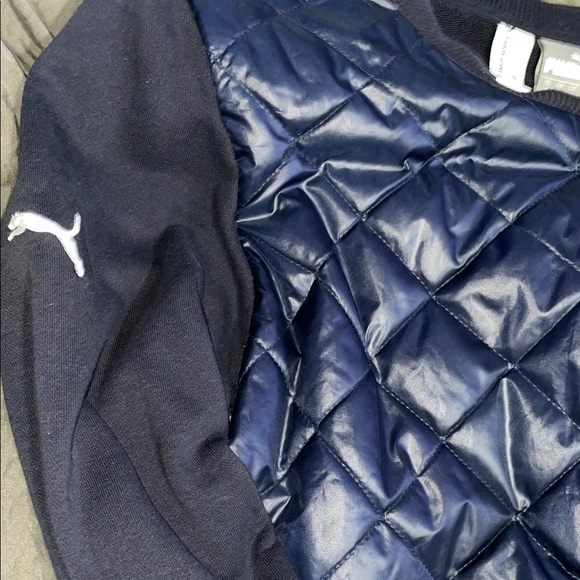 Puma BMW Motorsport Quilted Sweatshirt - Navy - Picture 4 of 7